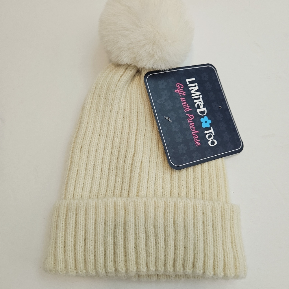 Limited Too Baby Beanie Hat Beige Cap